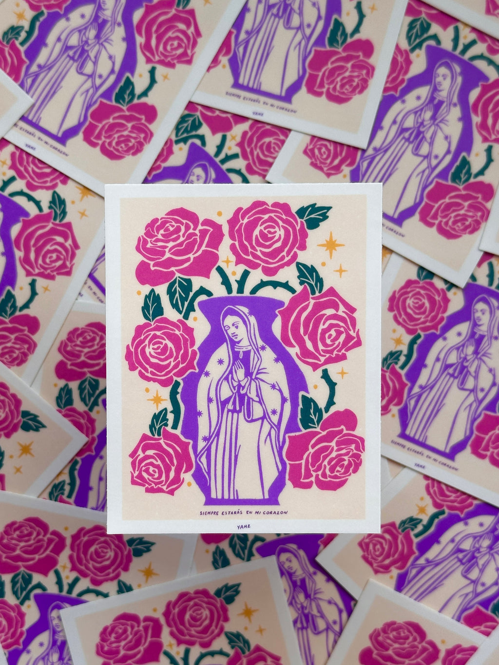 Virgencita Jumbo Sticker