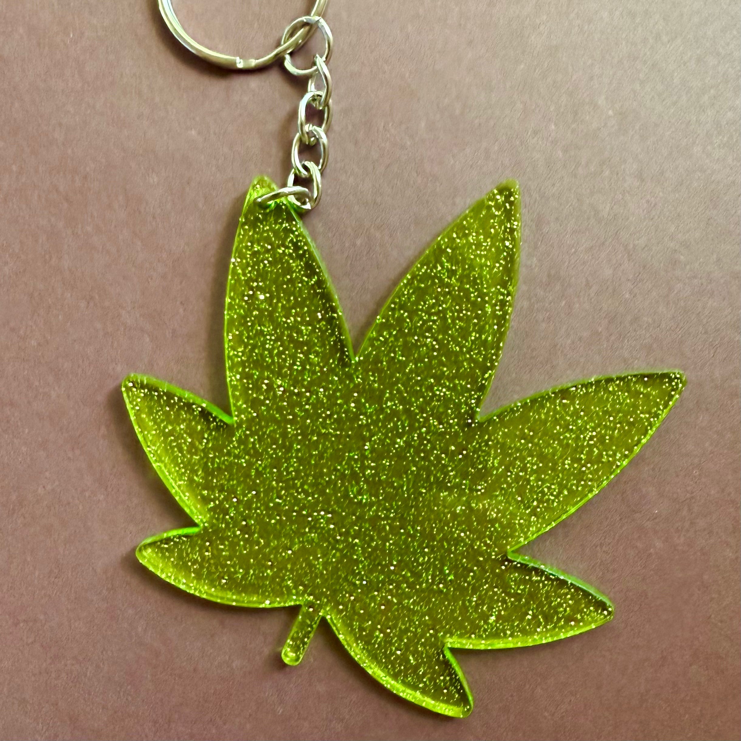 Pot Leaf Keychain