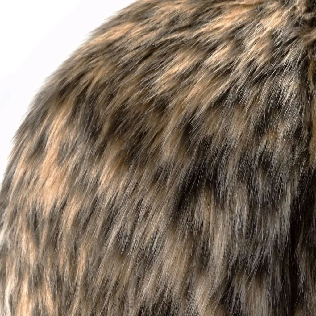 Fur Ball Handmade Throw Pillow