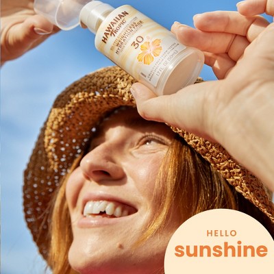Hawaiian Tropic Silk Hydration Weightless Face Sunscreen SPF 30 1.7oz - Imperfect Container