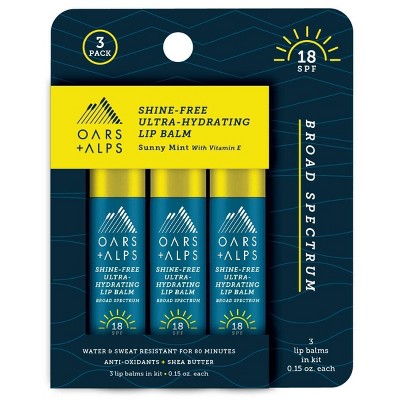 OARS + ALPS Lip Balm SPF 3ct - New