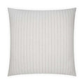 Garamond Handmade White Cotton Throw Pillow