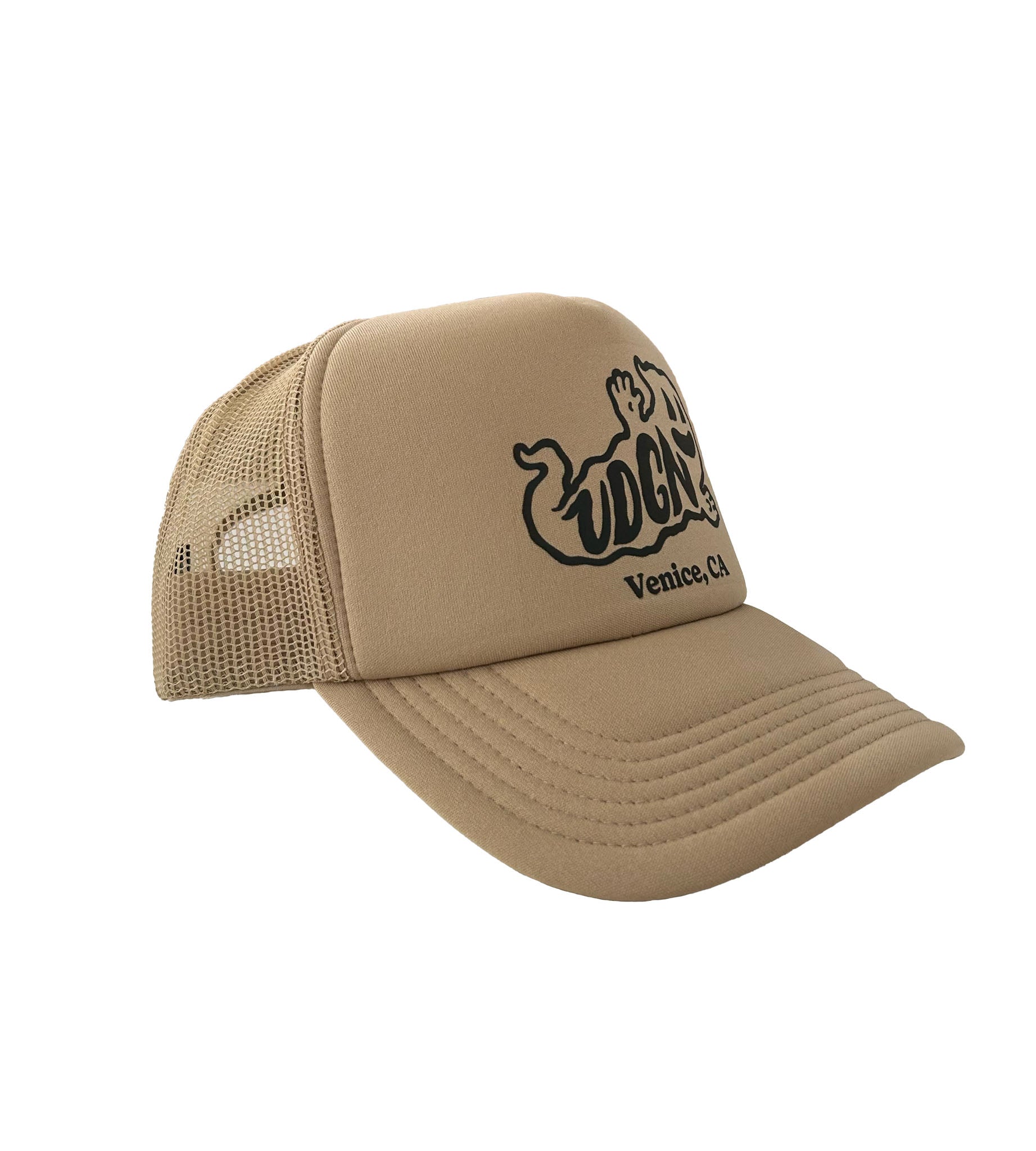 Ghost Logo Trucker (Tan)