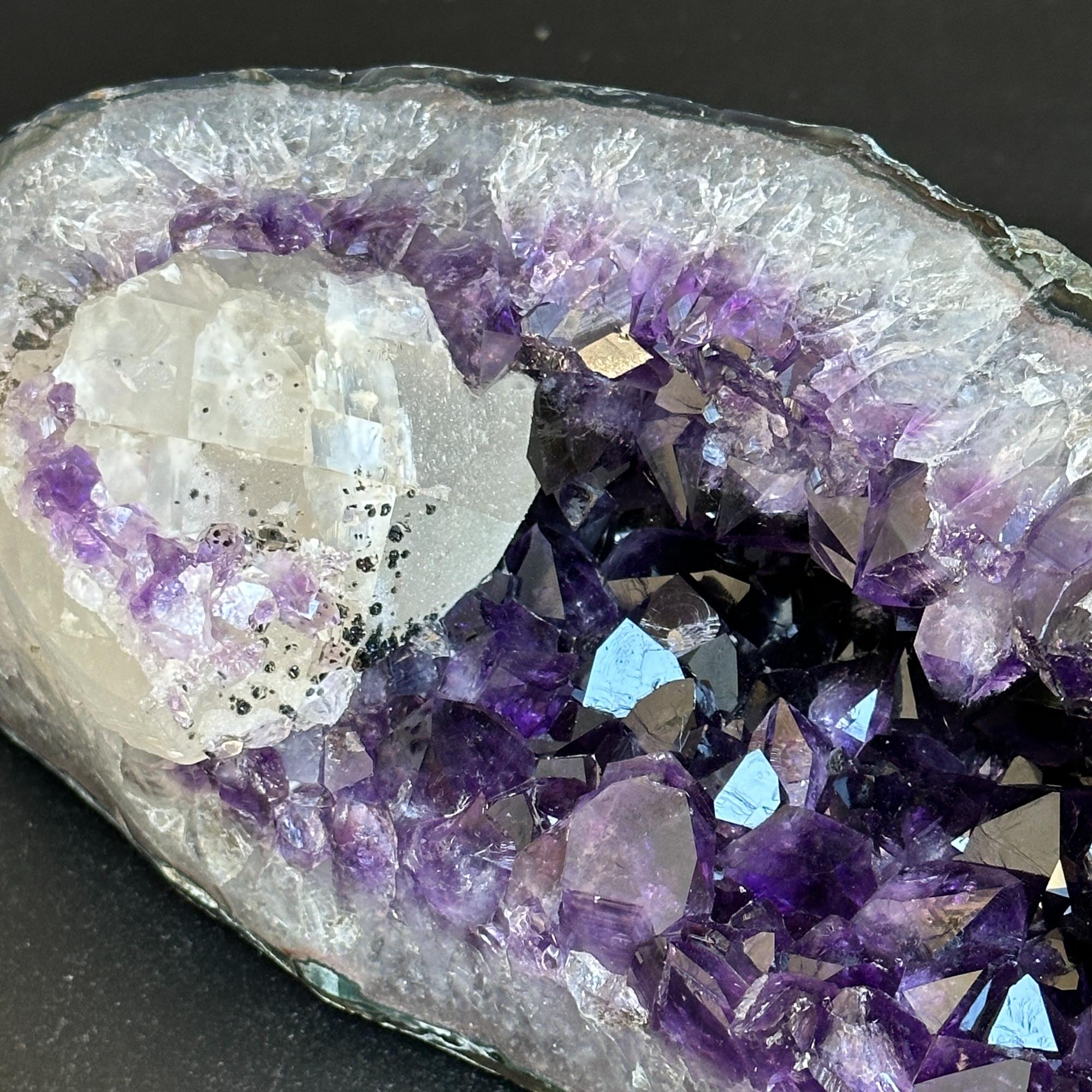 Giant Purple Amethyst Geode Crystal