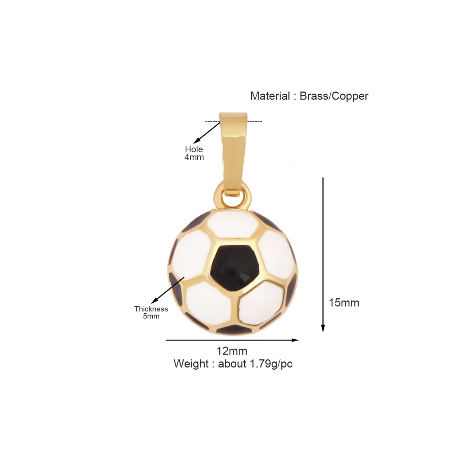 Goal Getter Soccer Charm ~ Deep South Originals