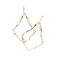 Petal Open Metal Detailed Earrings