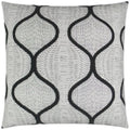 Gradient Black Throw Pillow With Insert