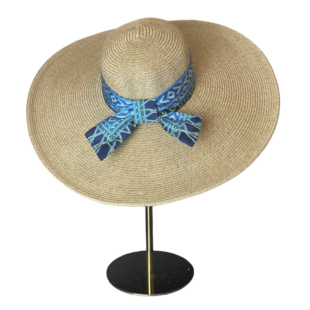 Fringe Harness Logo Perfect Straw Sun Hat