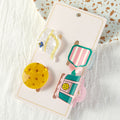4PCS - Pickleball Themed Mini Hair Claw Clip Set