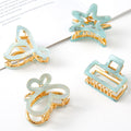 4PCS - Starfish Butterfly Shape Mini Hair Claw Clip Set