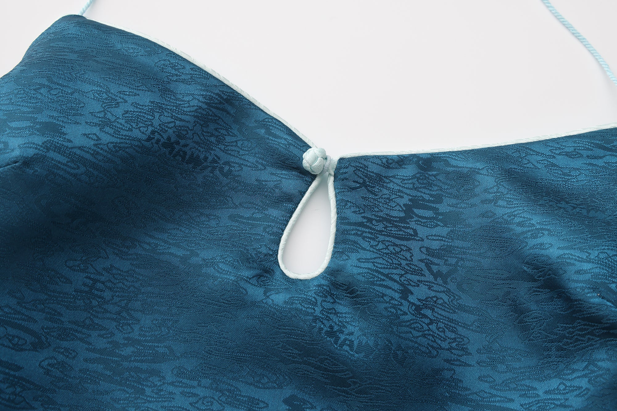 Dong Cropped Reversible Apron Top Elixir Blue