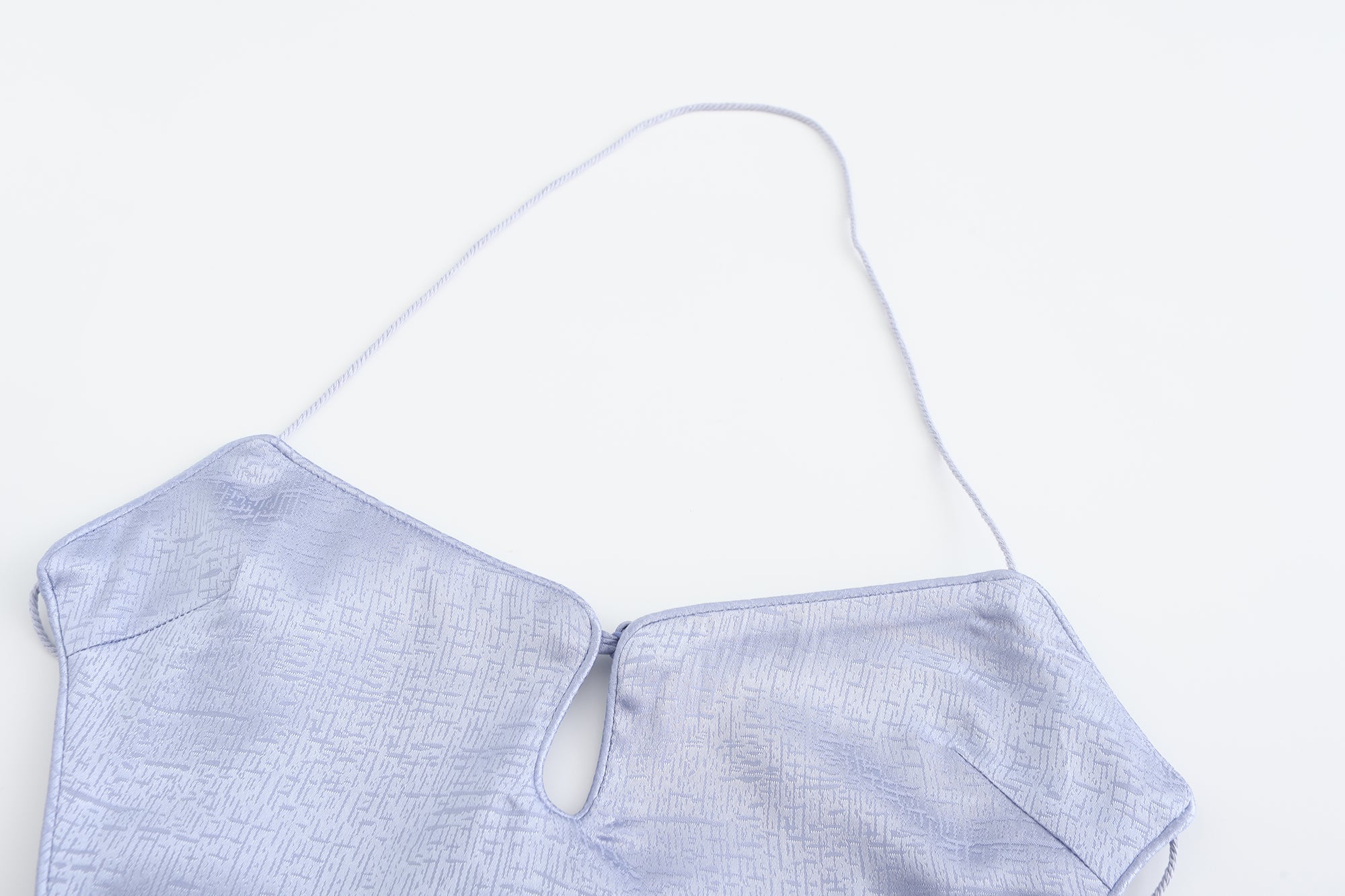 Dong Cropped Reversible Apron Top Periwinkle/Blue
