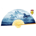 Hand Painted Fan Horses
