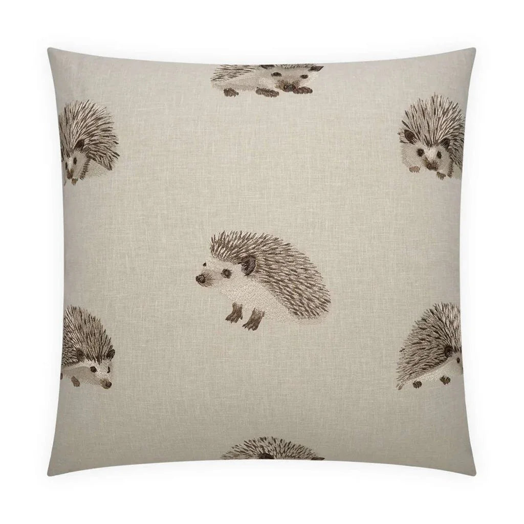 Hedgy Handmade Cotton Throw Pillow