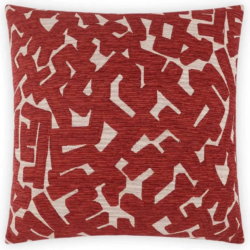 Hero Paprika Red Throw Pillow With Insert