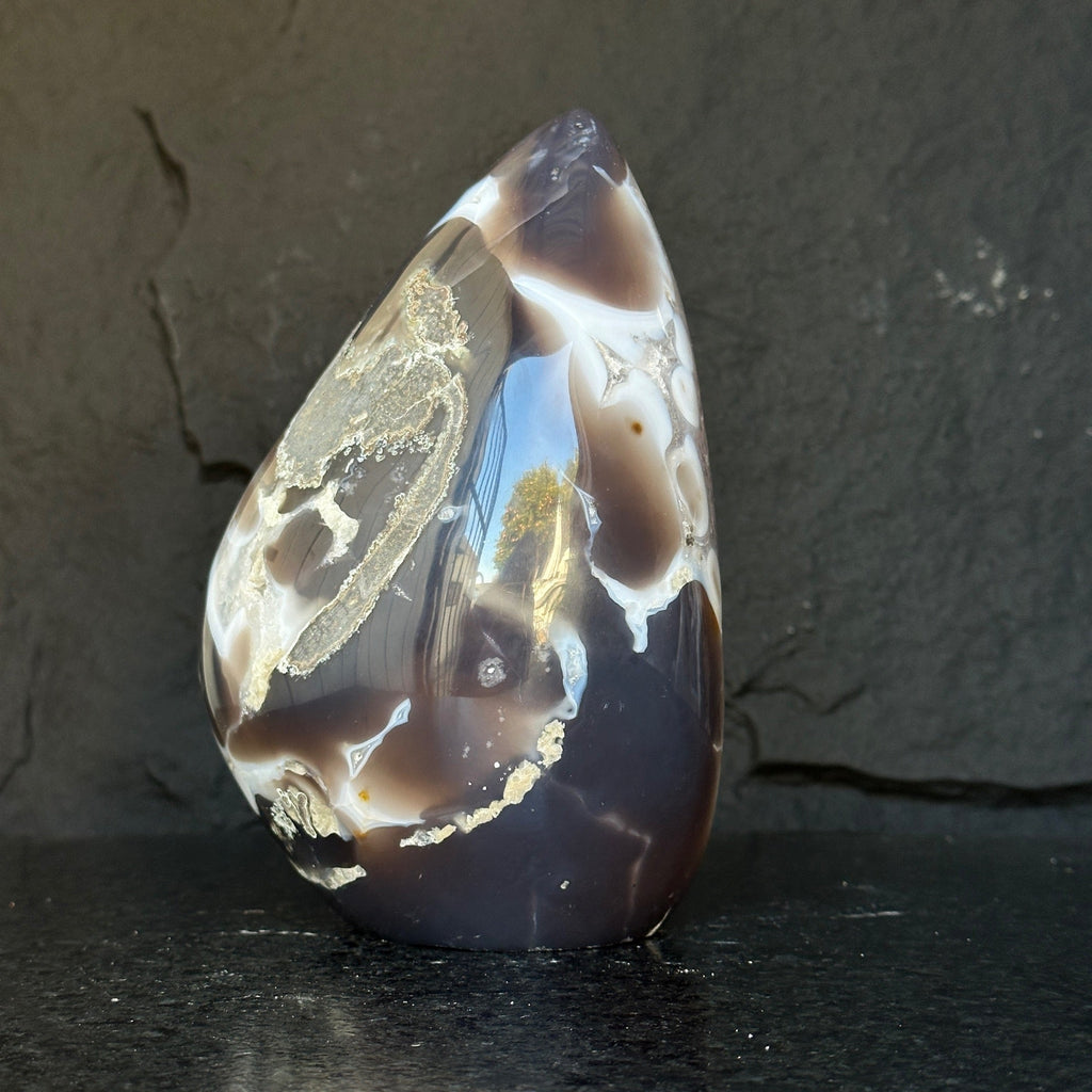 Huge Amethyst Geode Cave, 8 inches Amethyst Self Standing Cluster