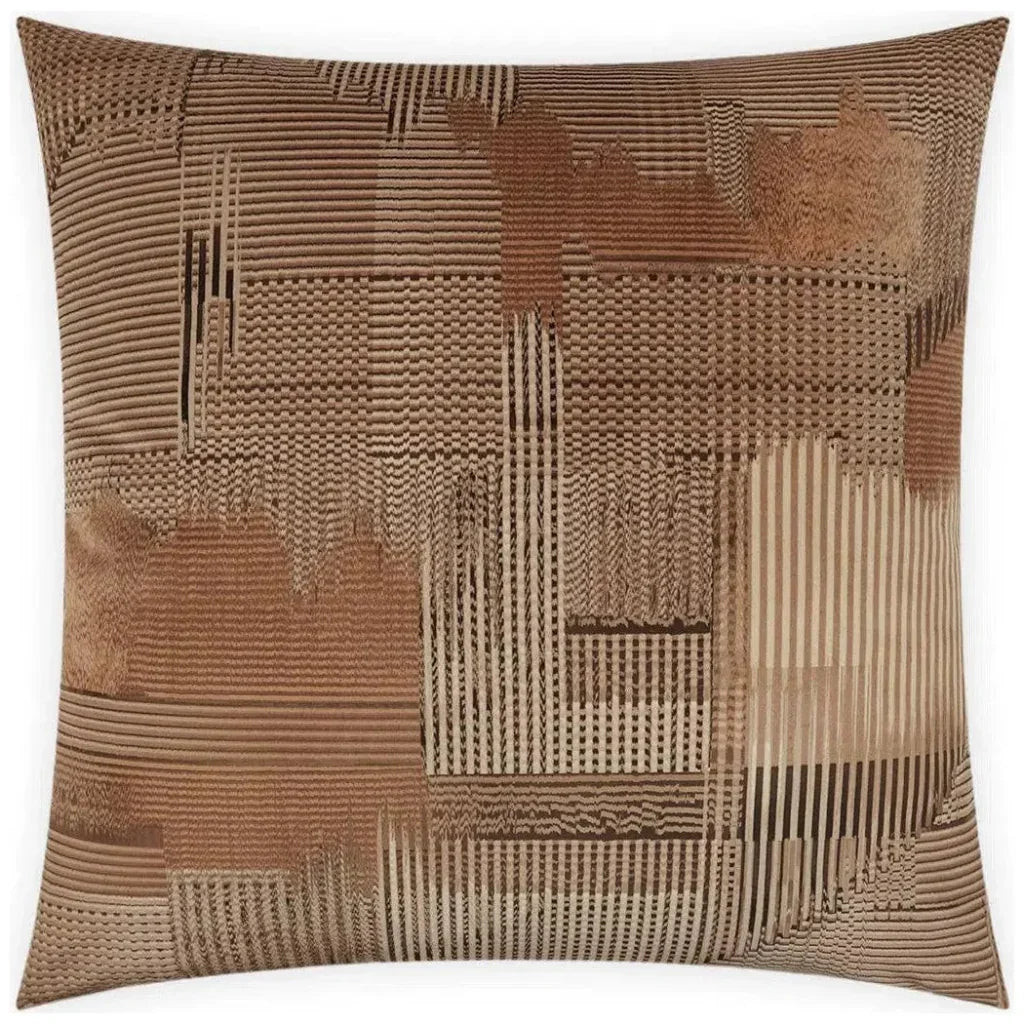 Hurley Brown Brown Throw Pillow With Insert