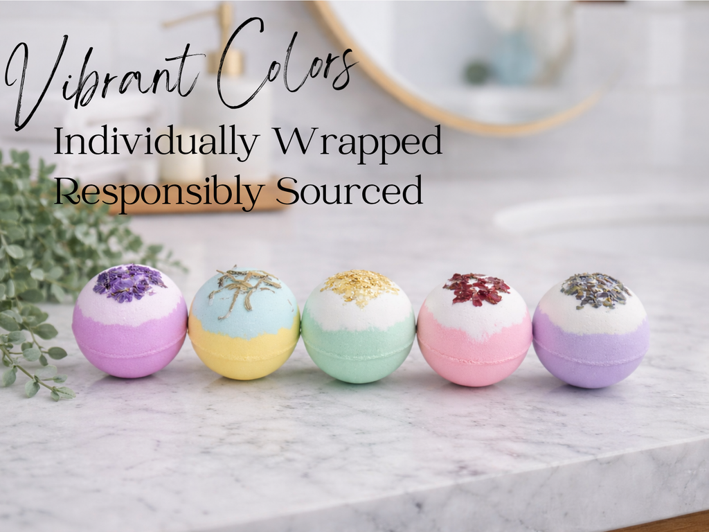 EvolutionUSA Inspire Bath Bombs for Women & Girls – 12 Flower Topped Bath Bombs Girls, Lush Womans Bathbomb Set, Organic Bath Fizzers, Luxury Gift Mothers Day, Birthday, Valentines, Easter or Self Care