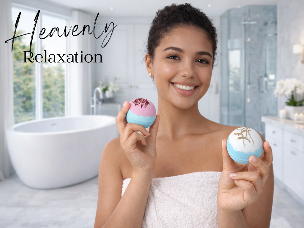 EvolutionUSA Inspire Bath Bombs for Women & Girls – 12 Flower Topped Bath Bombs Girls, Lush Womans Bathbomb Set, Organic Bath Fizzers, Luxury Gift Mothers Day, Birthday, Valentines, Easter or Self Care