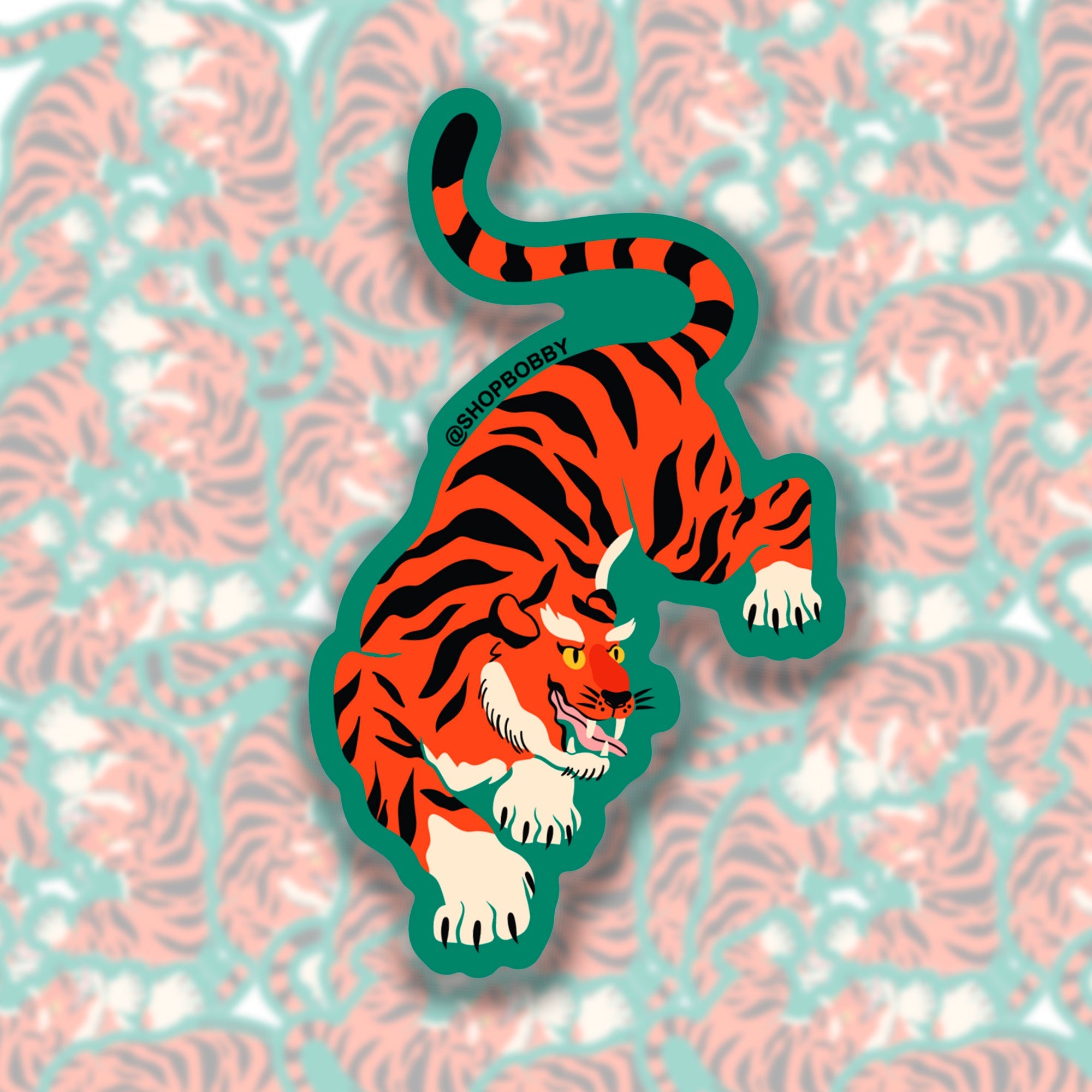 Tiger No. 1 Sticker