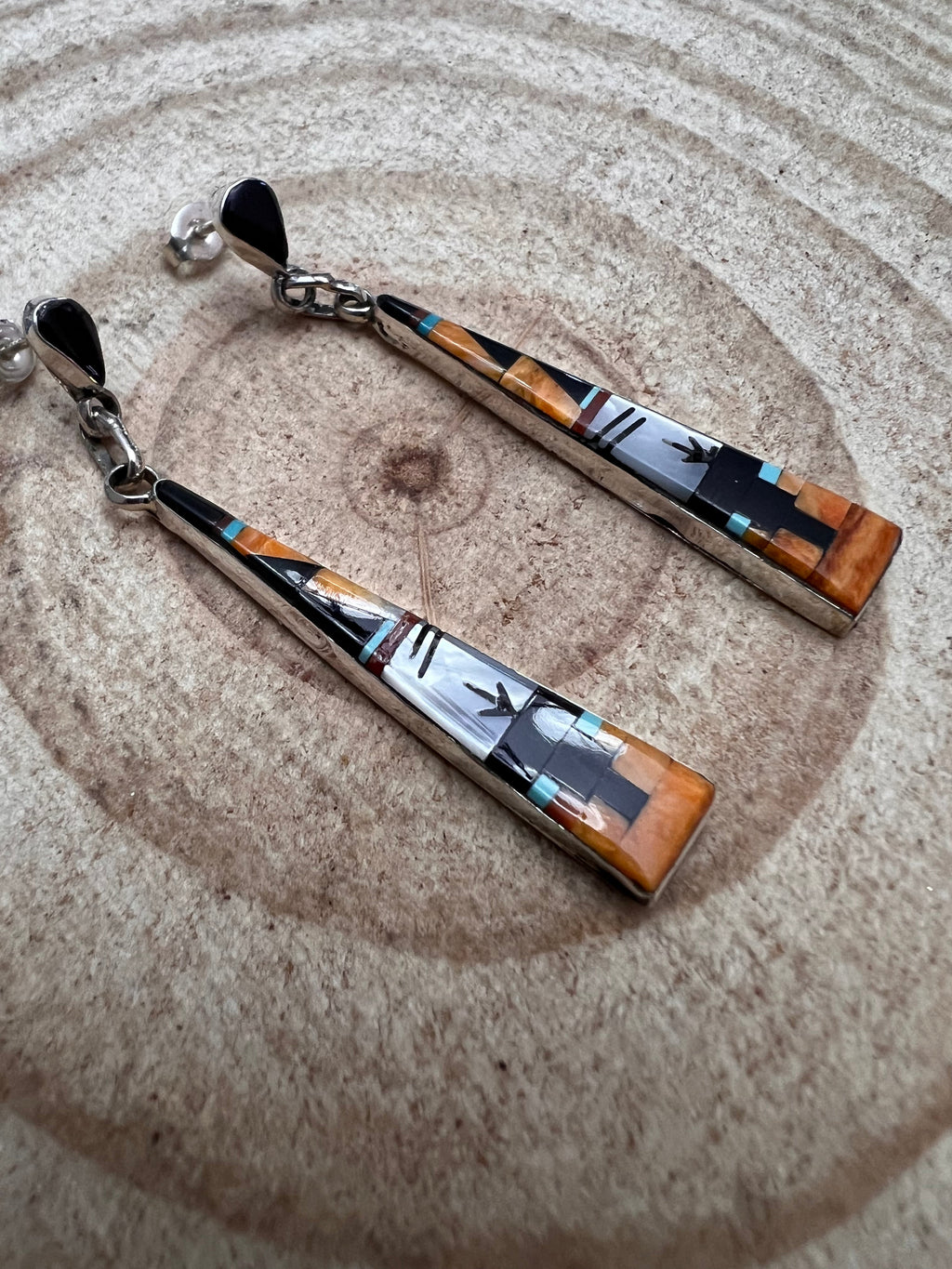Jason Bobelu Multi-Stone & Sterling Silver Earrings