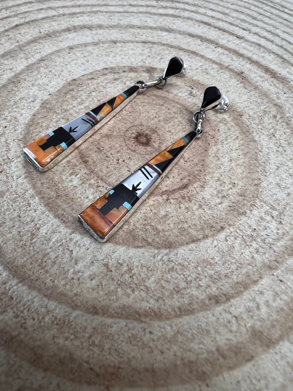 Jason Bobelu Multi-Stone & Sterling Silver Earrings
