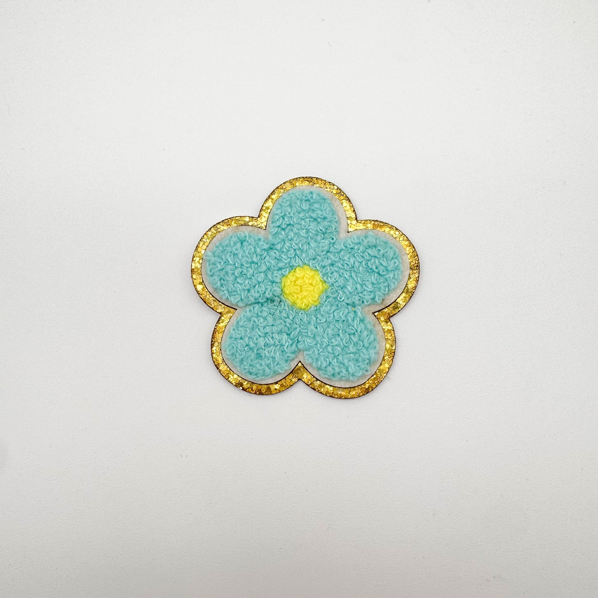 Flower Chenille Adhesive Patch