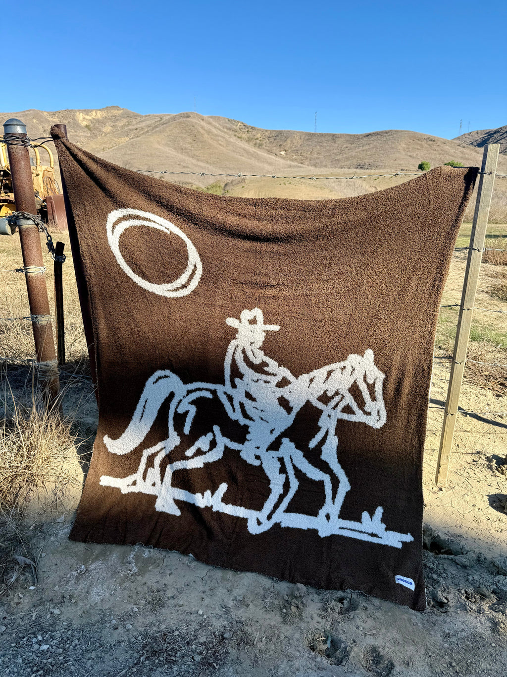 Drifter Plush Throw - Leather Brown