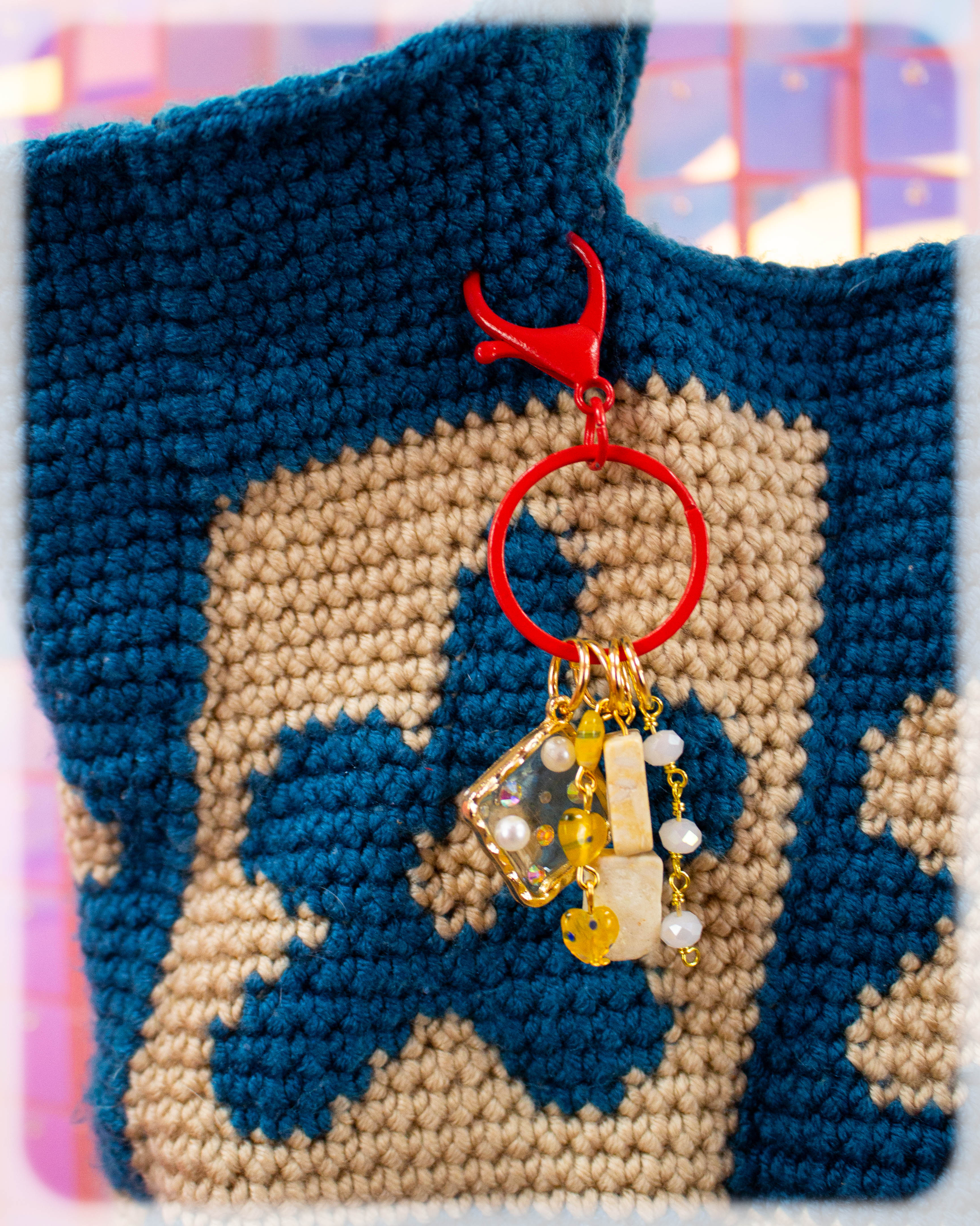 Sunny Spark Bag Charm