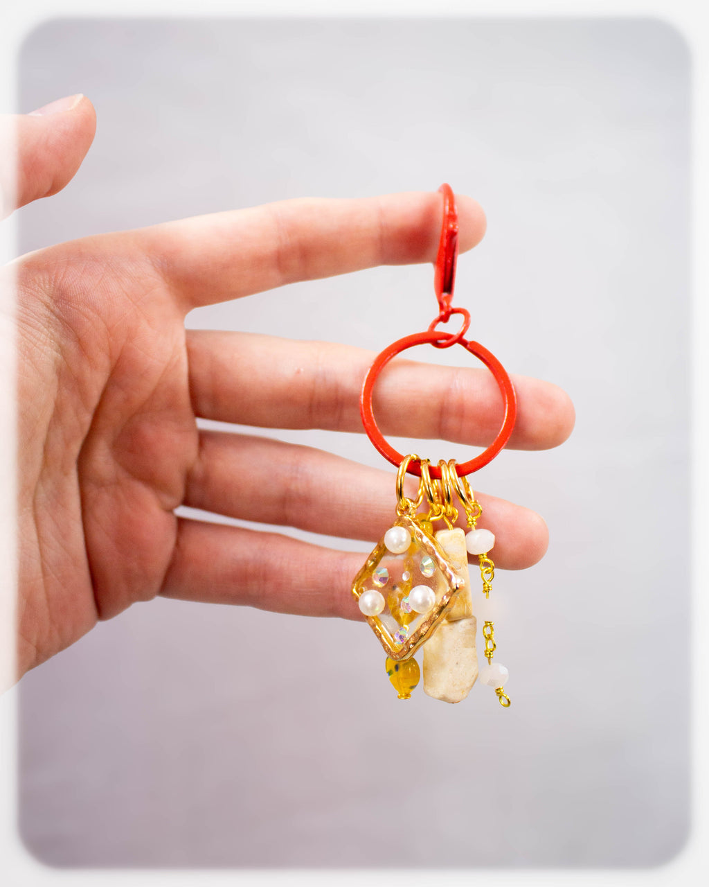 Sunny Spark Bag Charm