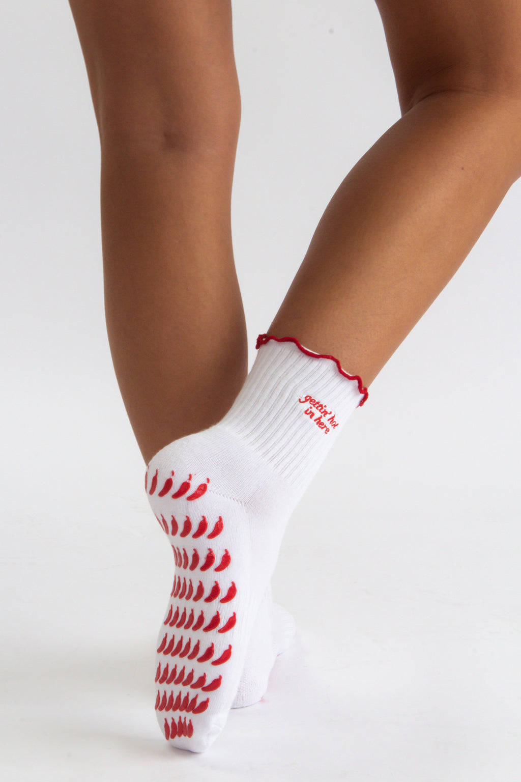 Gettin' Hot In Here Grip Socks
