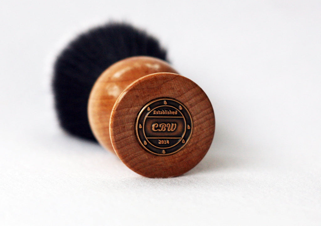 Maple Tuxedo ultra soft top strong backbone very dense shave brush