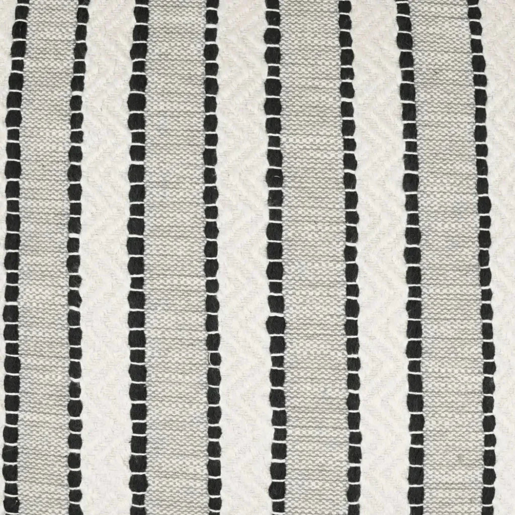 Inca Trail Domino Black Throw Pillow Insert