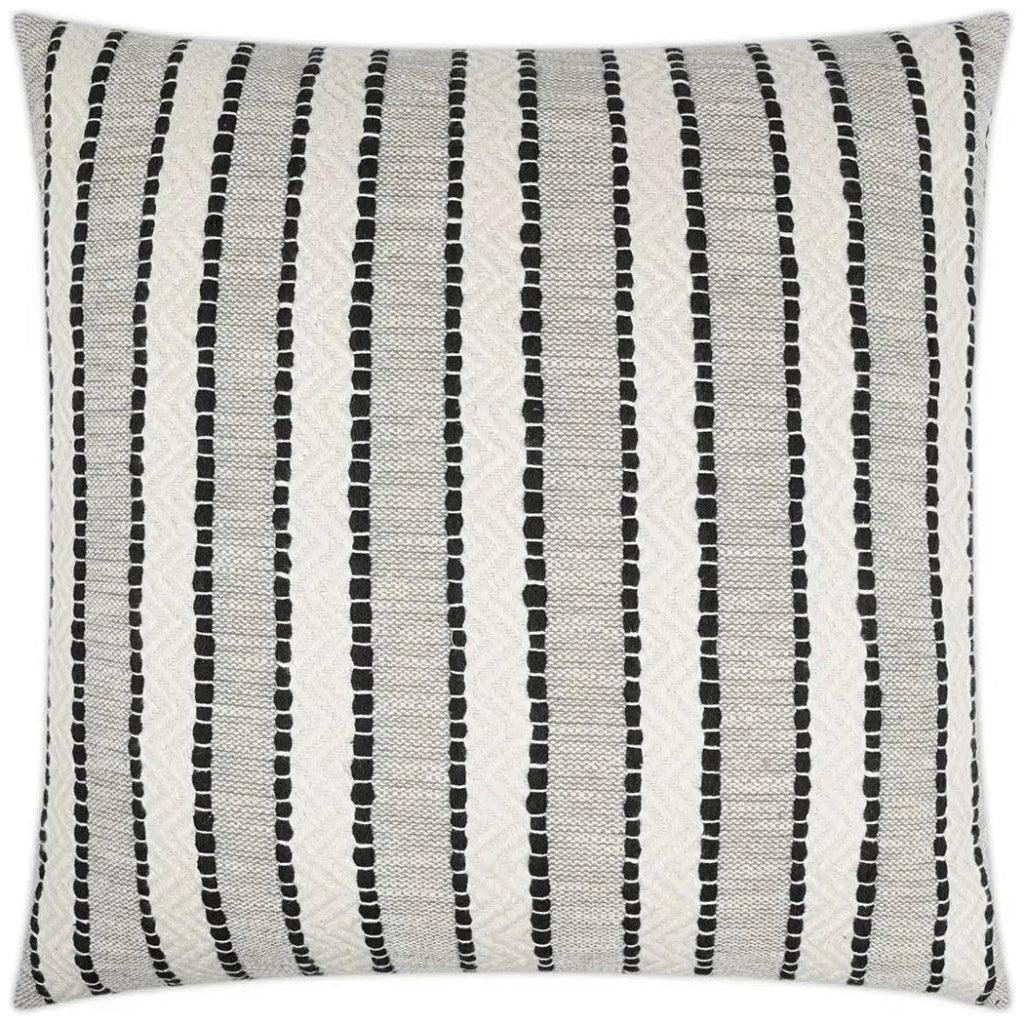 Inca Trail Domino Black Throw Pillow Insert