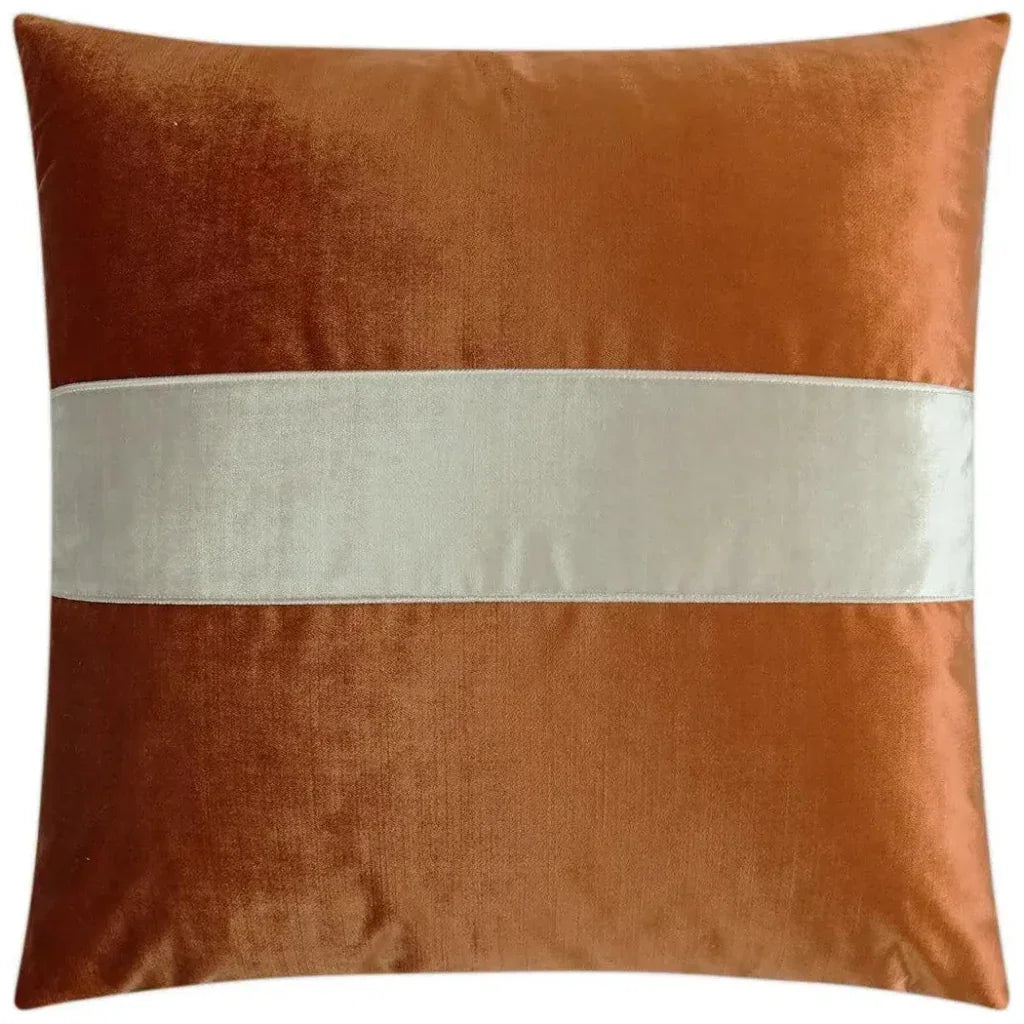 Iridescence Band Brown Throw Pillow Insert