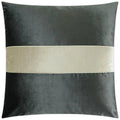Iridescence Band Graphite Grey Throw Pillow Insert