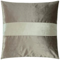 Iridescence Band Latte Brown Throw Pillow Insert