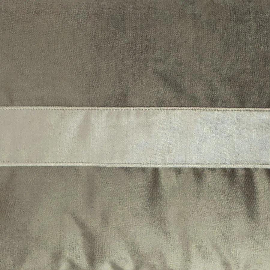 Iridescence Band Lumbar Latte Grey Throw Pillow Insert