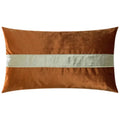 Iridescence Band Lumbar Orange Throw Pillow Insert