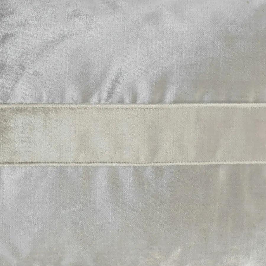 Iridescence Band Lumbar Silver Throw Pillow Insert