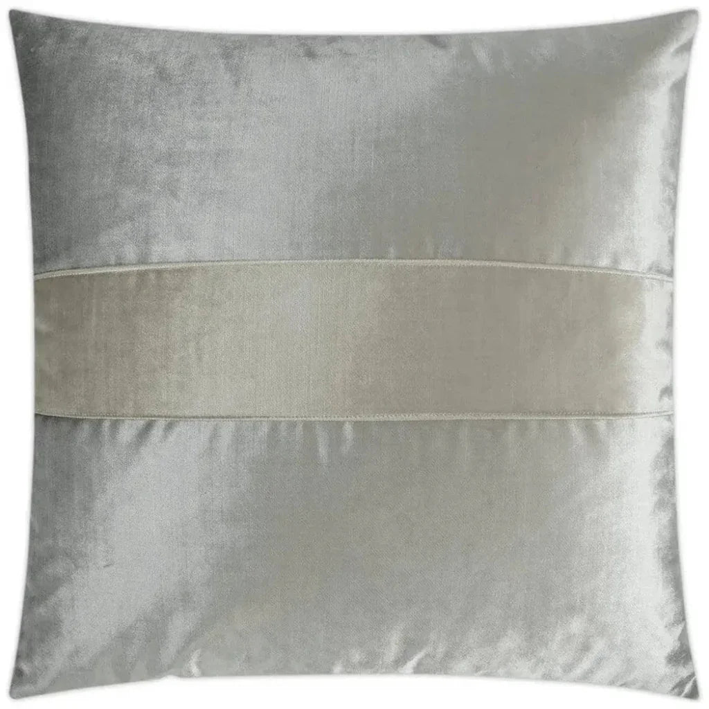 Iridescence Band Silver Throw Pillow Insert