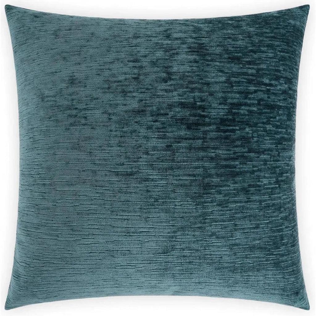 Jennry Teal Throw Pillow With Insert