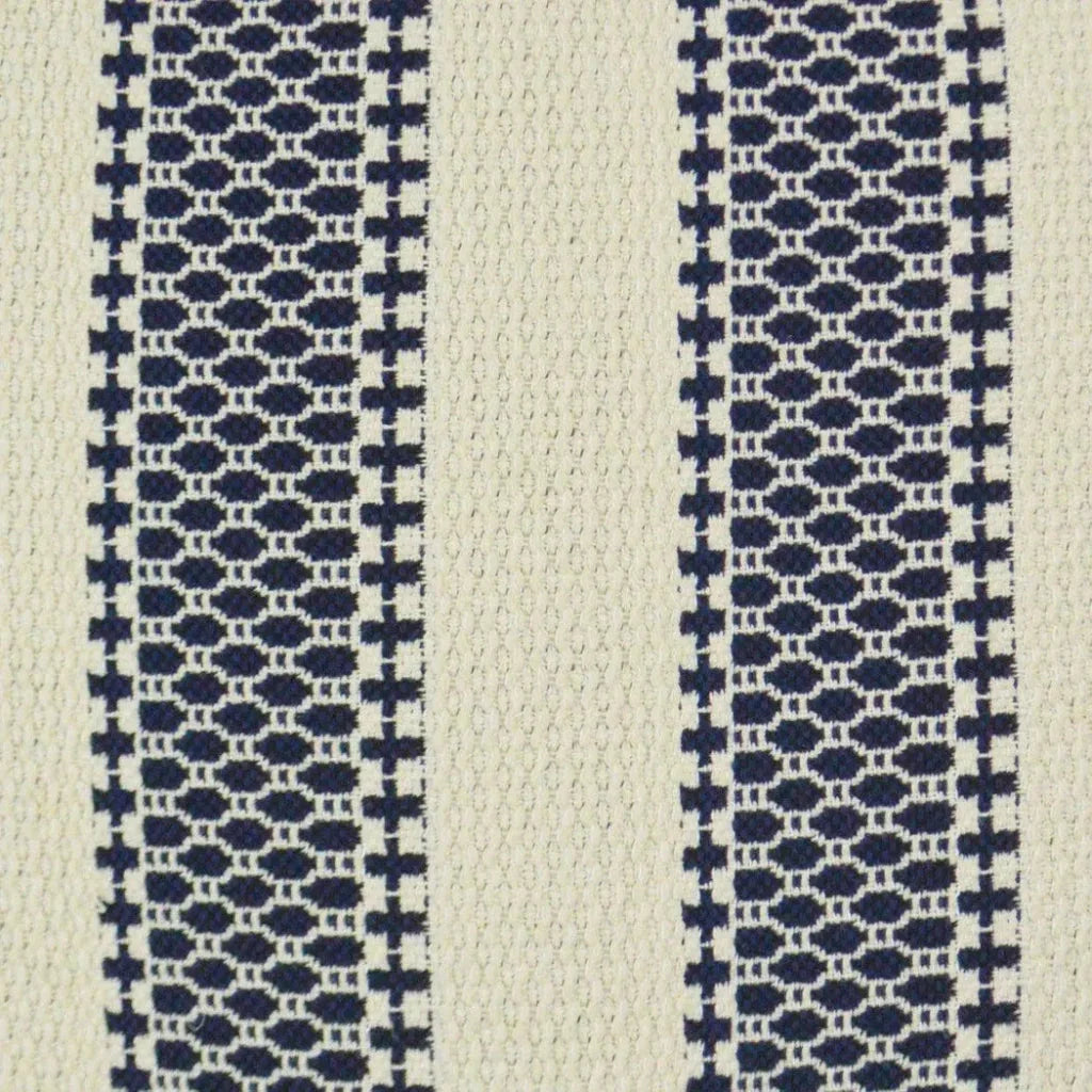 Juniper Denim Blue Throw Pillow With Insert
