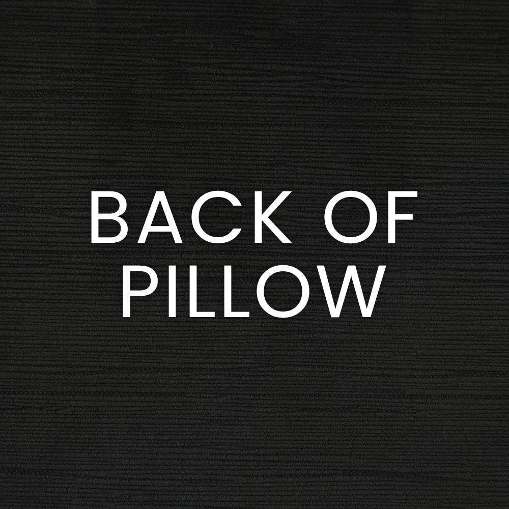 Kalani Onyx Black Throw Pillow With Insert