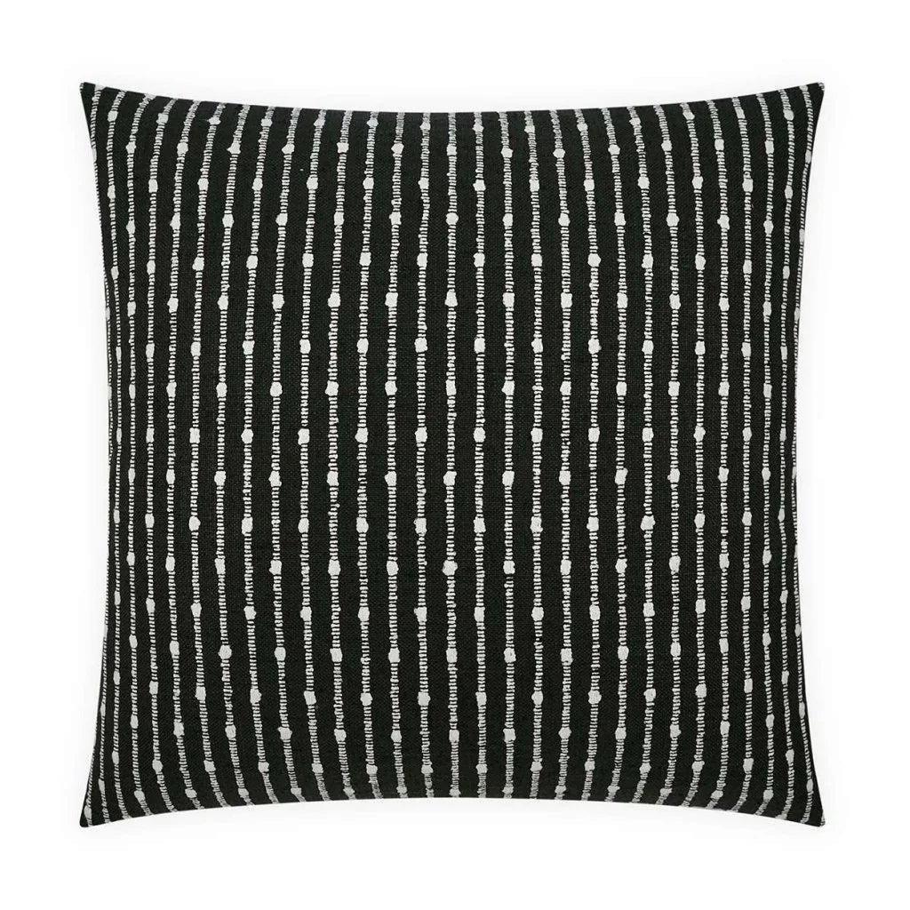 Kemp Handmade Black Throw Pillow