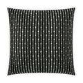 Kemp Handmade Black Throw Pillow