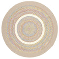 Kids' Isle Braided Round Reversible Area Rugs
