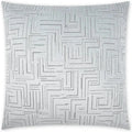 Klint Mist Grey Throw Pillow With Insert
