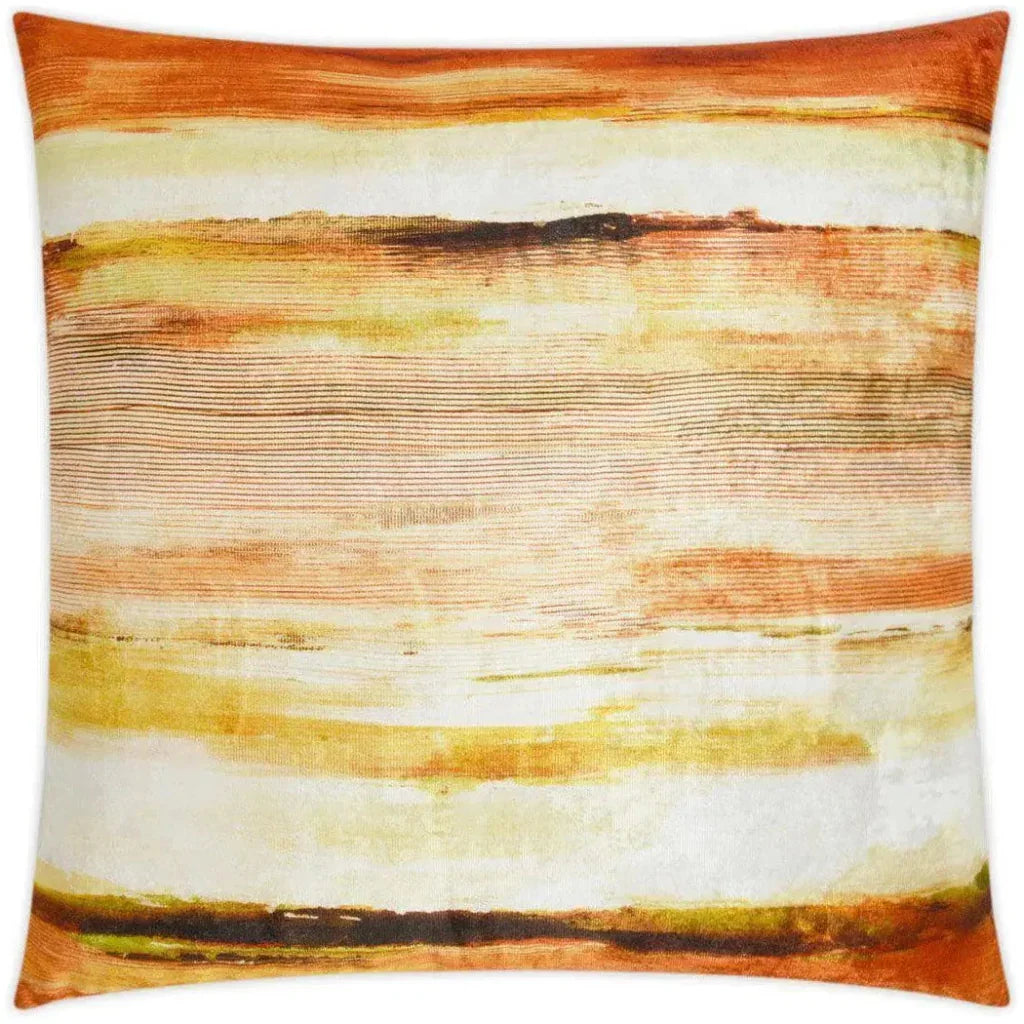 Kula Orange Throw Pillow With Insert