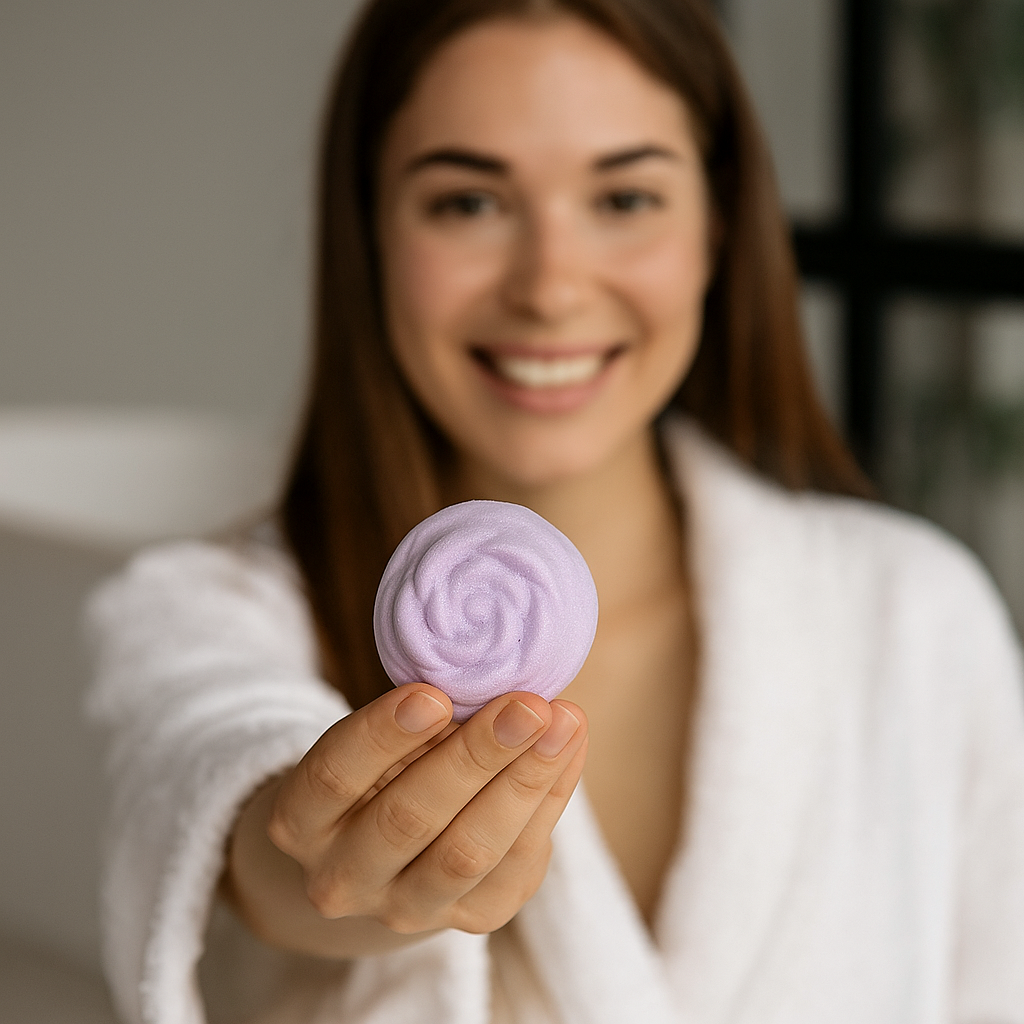 EvolutionUSA Lavender Dreams Bath Bombs for Women – 12 Organic Flower Bath Fizzer, Lush Lavender Bath Bombs for Girls, Womens Bathbomb, Lush Gift for Valentine, Easter, Birthday, Mothers Day, Self Care